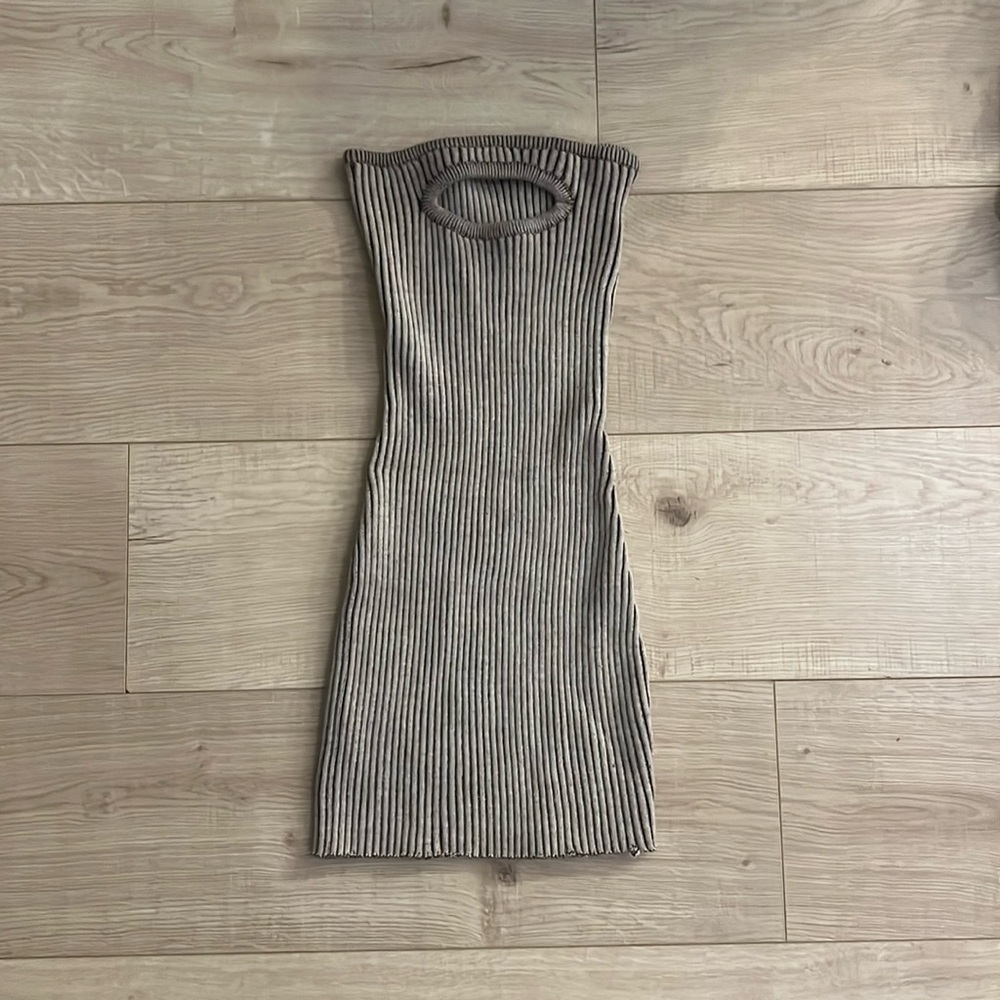 SALTY dresses | SALTY knit strapless mini dress | Size: S